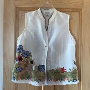 Citron of Santa Monica Asian-inspired Vest